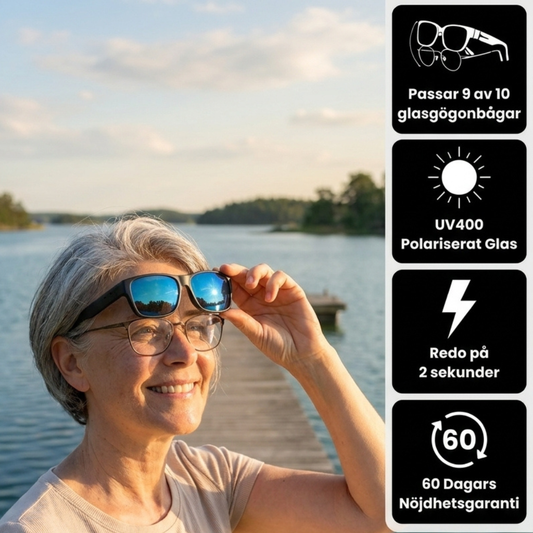 SolOptik™ – Passar direkt över dina glasögon
